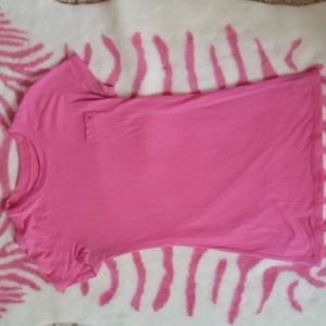 AE fitted pink t-shirt with front pocket with logo XS